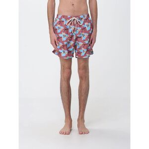 Floral Print Polyester Swim Shorts Nom With Drawstring Waist